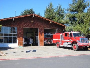 Fire Dept, Point Reyes Station, California