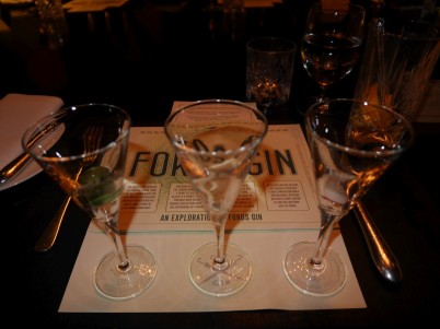Simon Ford explained, "In America they have a three-martini lunch, we have a three-martini starter!"