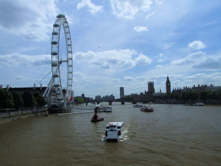 The Thames and the London Eye